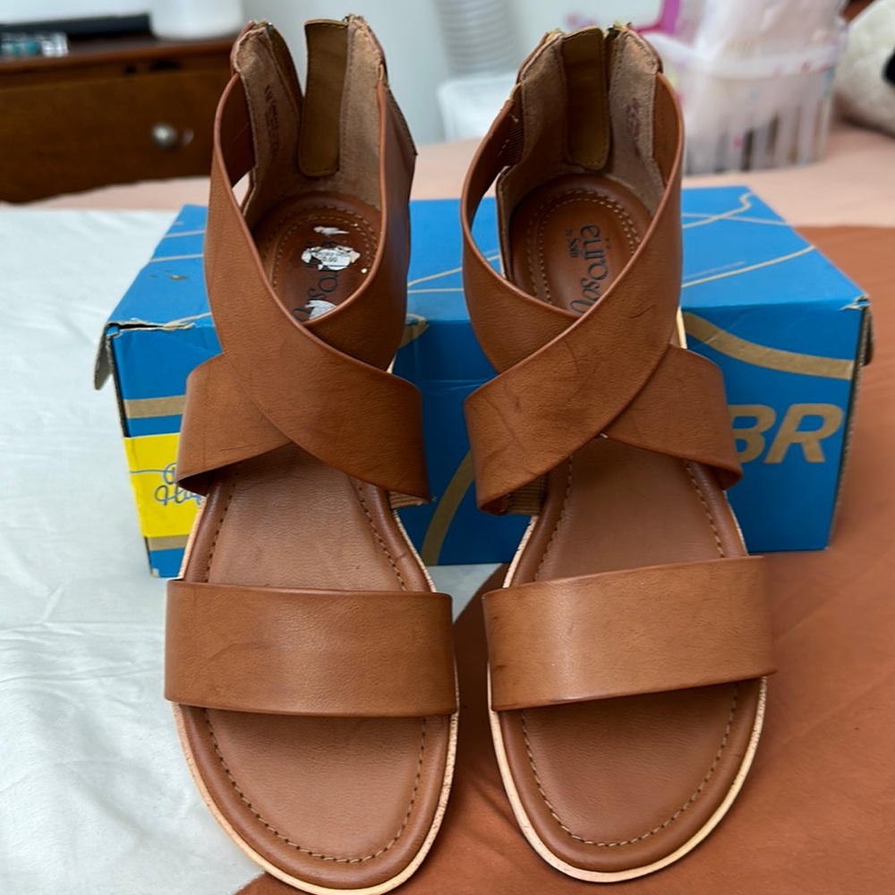 Euro soft by soffi Candace brown leather